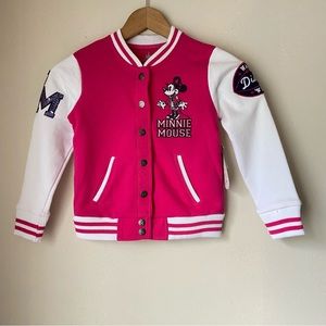 Minnie Mouse Kid’s Varsity Jacket